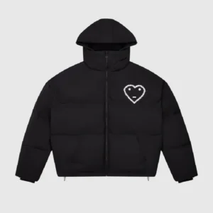 Carsicko Logo Puffer Jacket Black