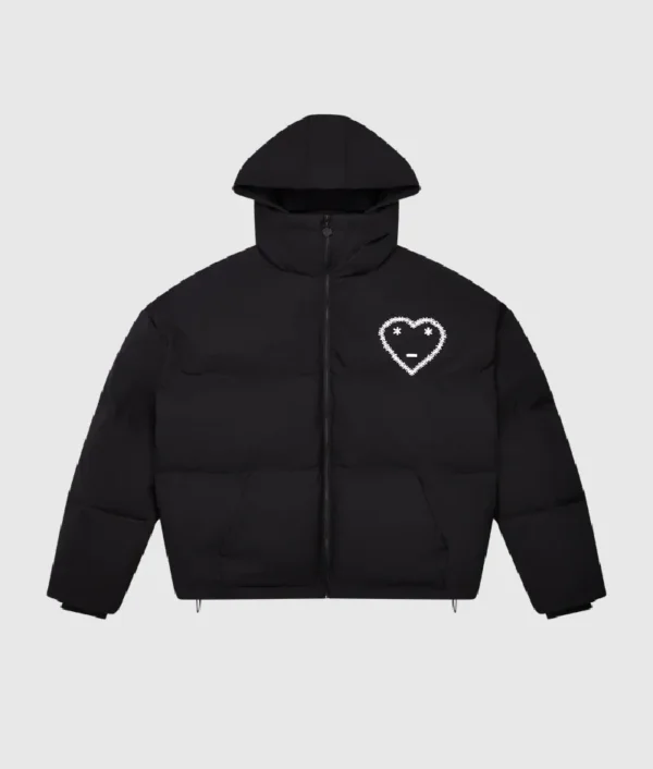 Carsicko Logo Puffer Jacket Black