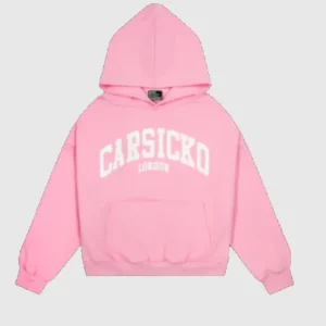 Carsicko London Classic Hoodie Pink