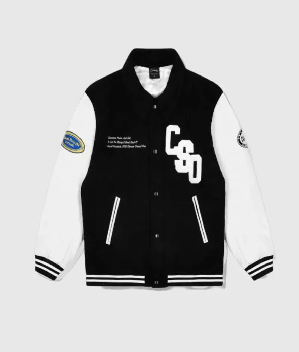 Carsicko Racing Club Varsity Jacket Black