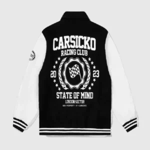 Carsicko Racing Club Varsity Jacket Black