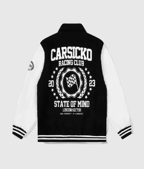 Carsicko Racing Club Varsity Jacket Black