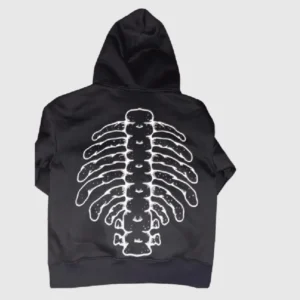 Carsicko Skelly Zip Hoodie Black