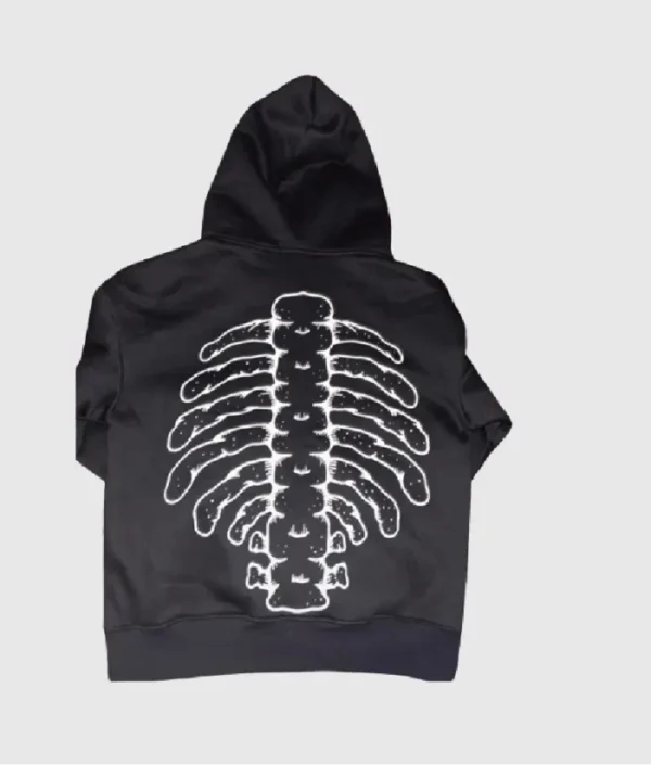 Carsicko Skelly Zip Hoodie Black